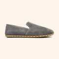 Earthing Shoes Handmade with Cruelty-Free Nubuck Grain Top-Grain Leather and Water Buffalo Leather Soles Slip On Unisex Side View