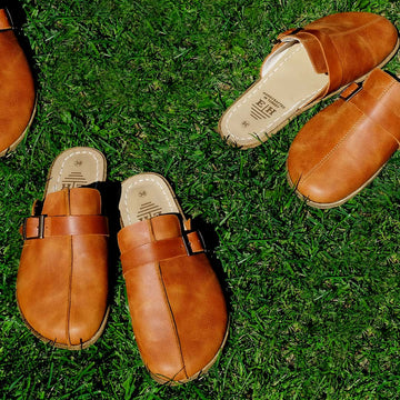 Grounding Leather Clogs Collection