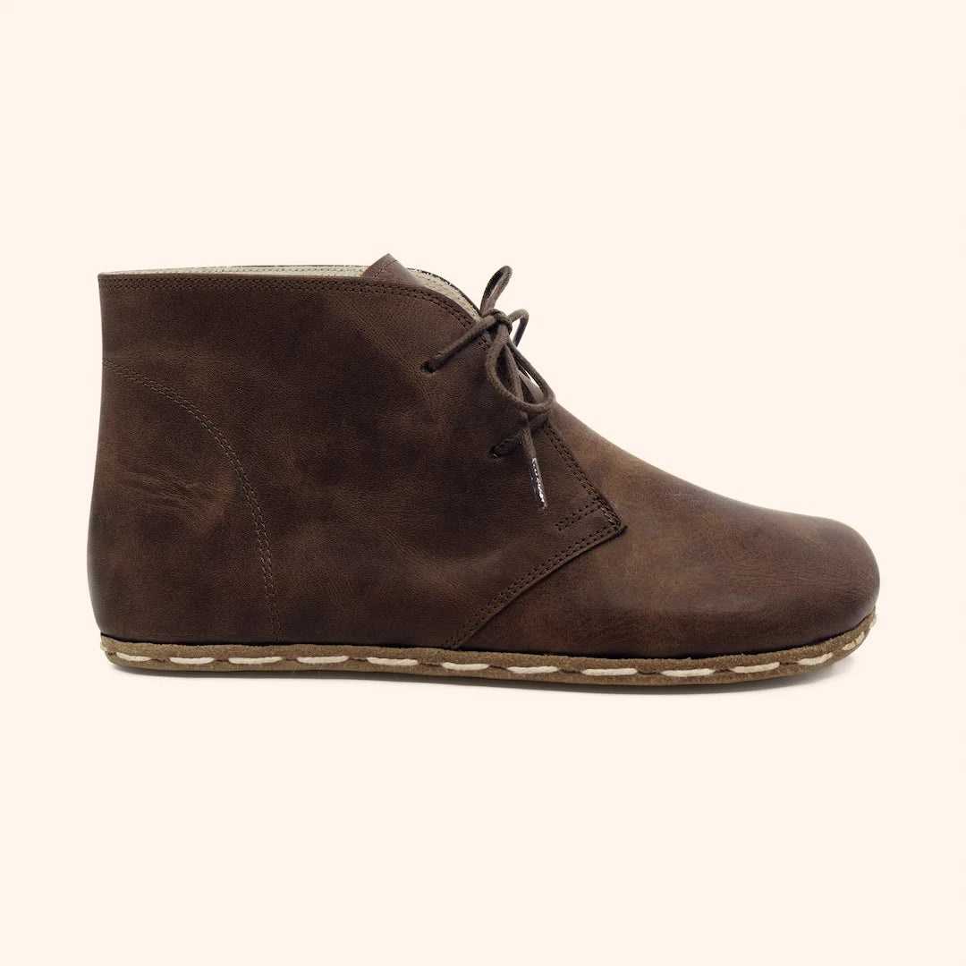 Grounding & Earthing Barefoot Chukka Boots for Women
