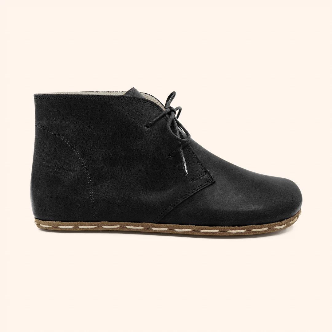 Grounding & Earthing Barefoot Chukka Boots for Women