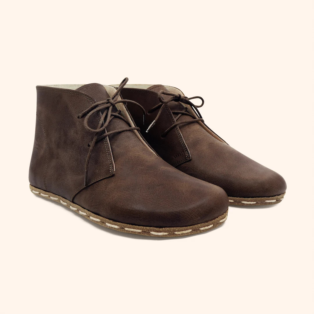 Grounding & Earthing Barefoot Chukka Boots for Women