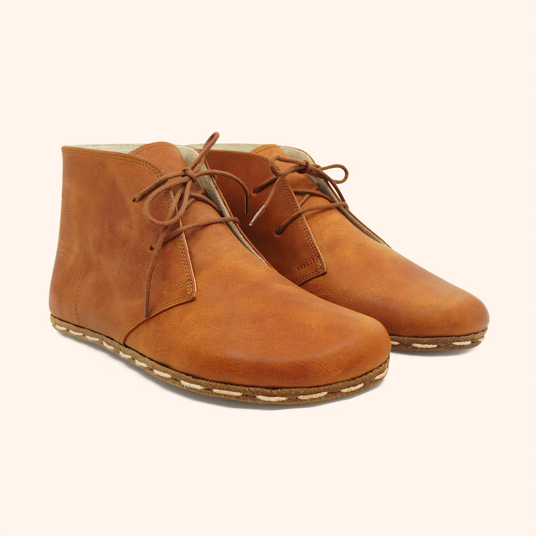 Grounding & Earthing Barefoot Chukka Boots for Women
