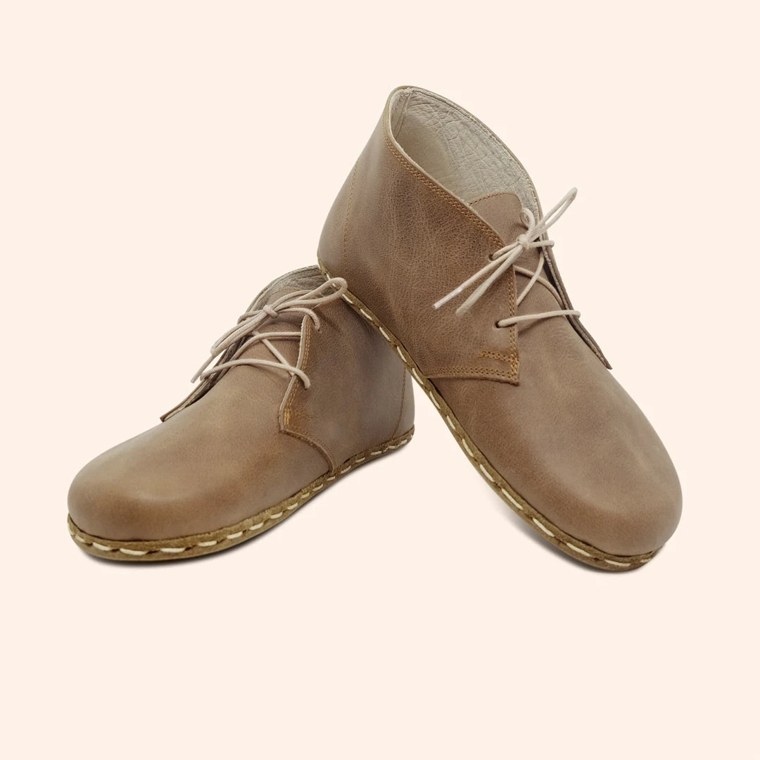 Grounding & Earthing Barefoot Chukka Boots for Women