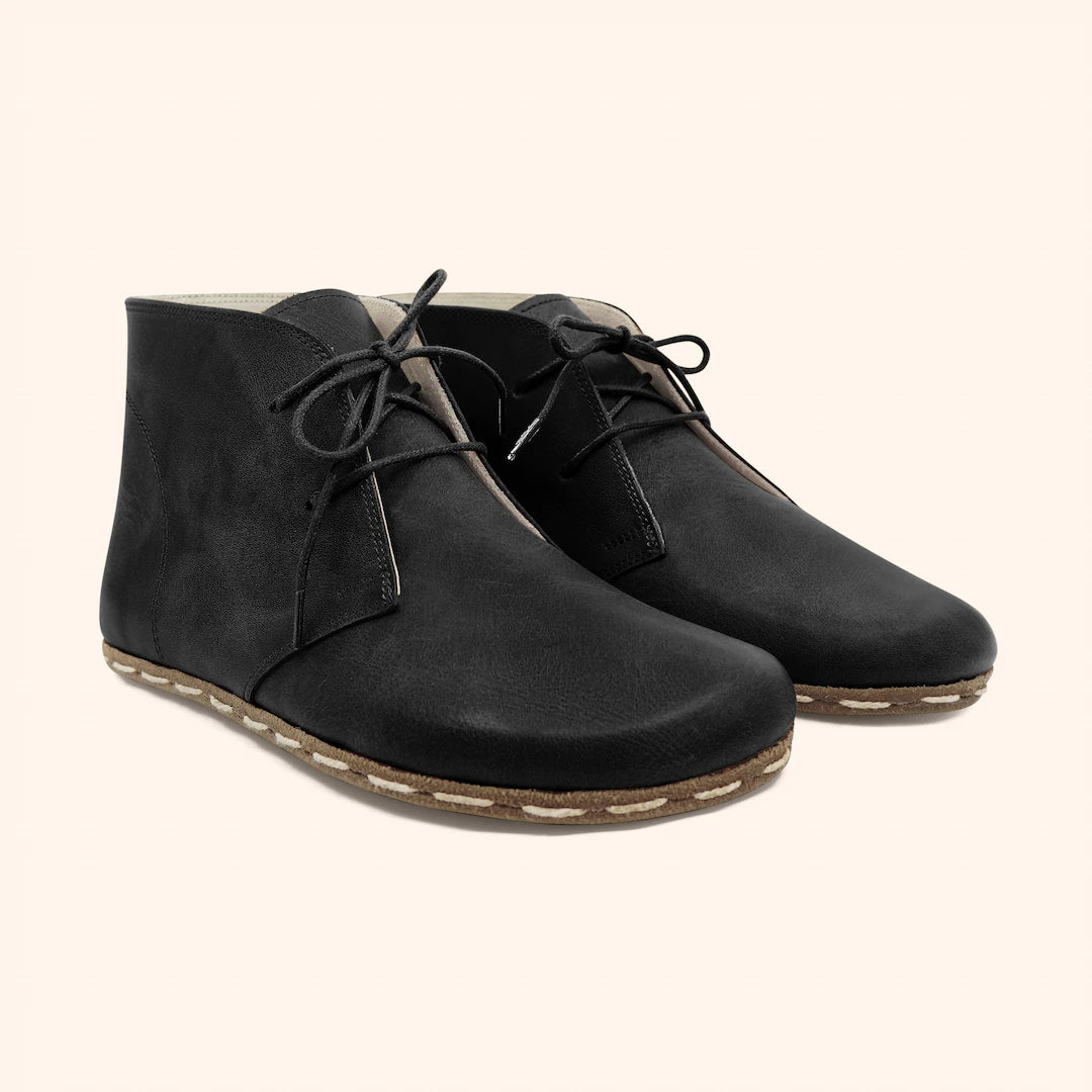 Grounding & Earthing Barefoot Chukka Boots for Women