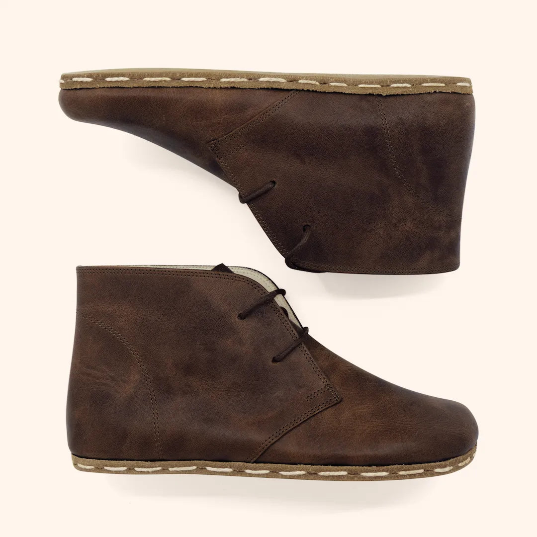 Grounding & Earthing Barefoot Chukka Boots for Women