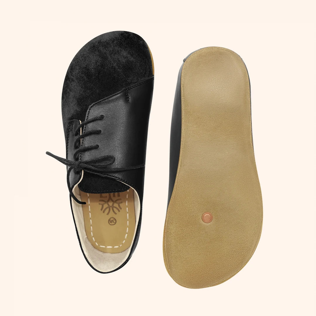 Grounding & Earthing Barefoot Diagonal Lace-Up Shoes for Women