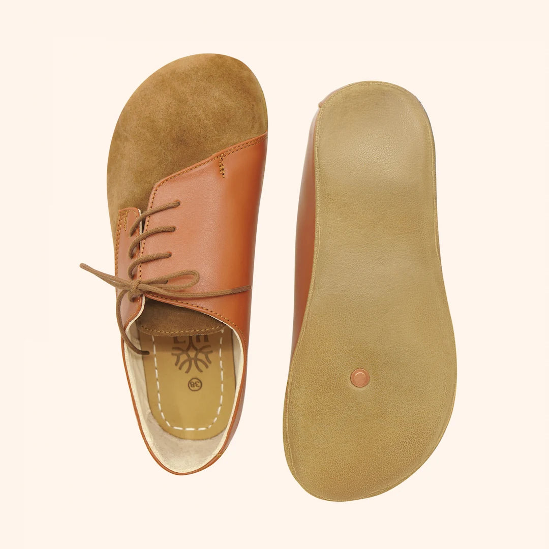 Grounding & Earthing Barefoot Diagonal Lace-Up Shoes for Women