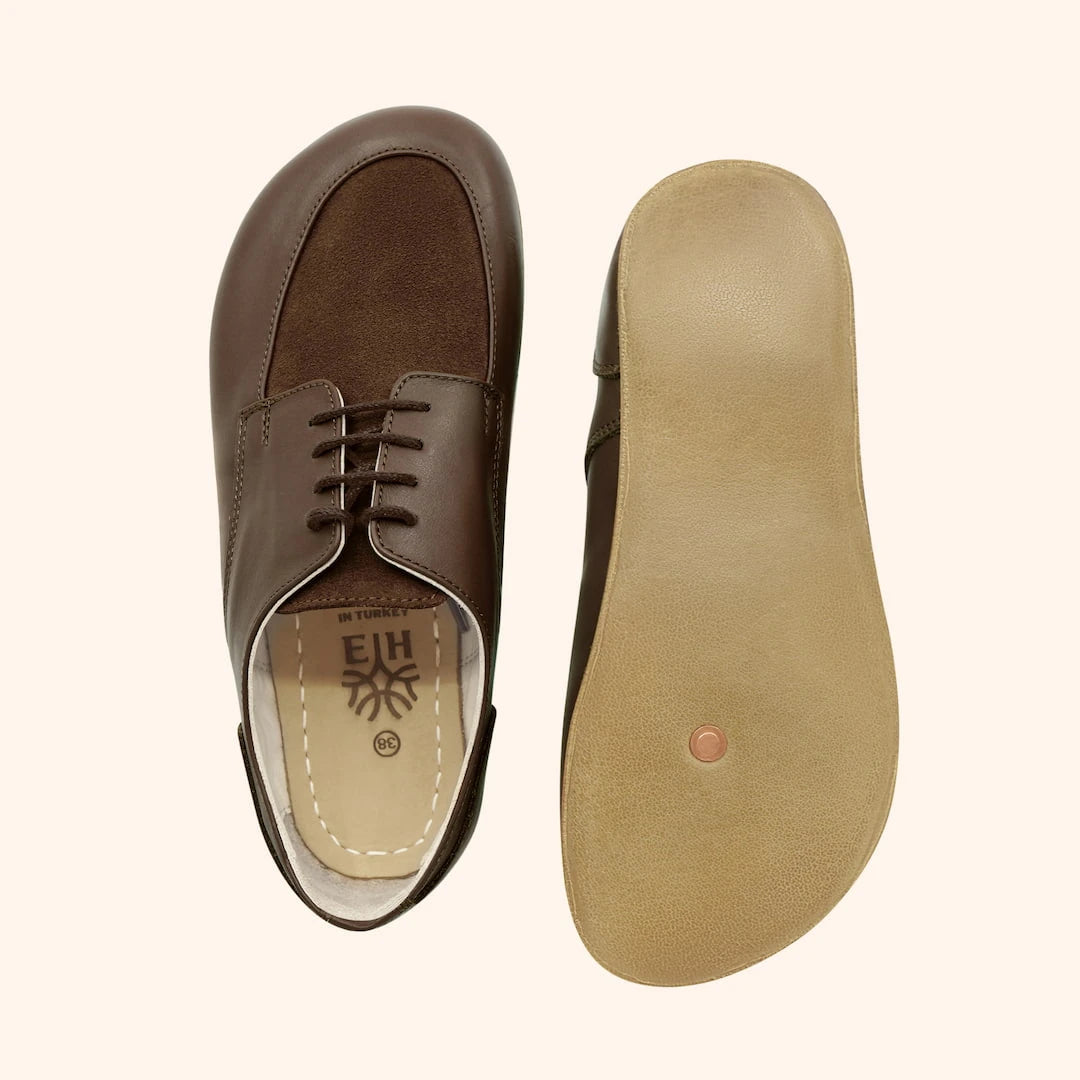 Grounding & Earthing Barefoot Derby Shoes for Men