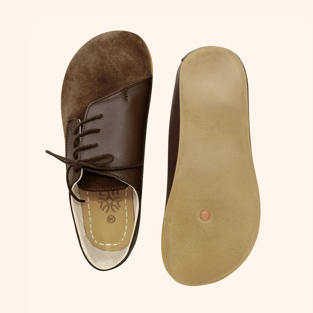 Grounding & Earthing Barefoot Diagonal Lace-Up Shoes for Women