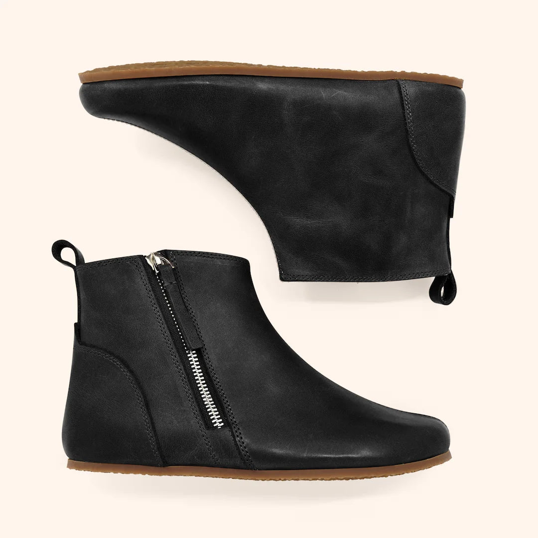 Grounding & Earthing Barefoot Zipper Boots for Women
