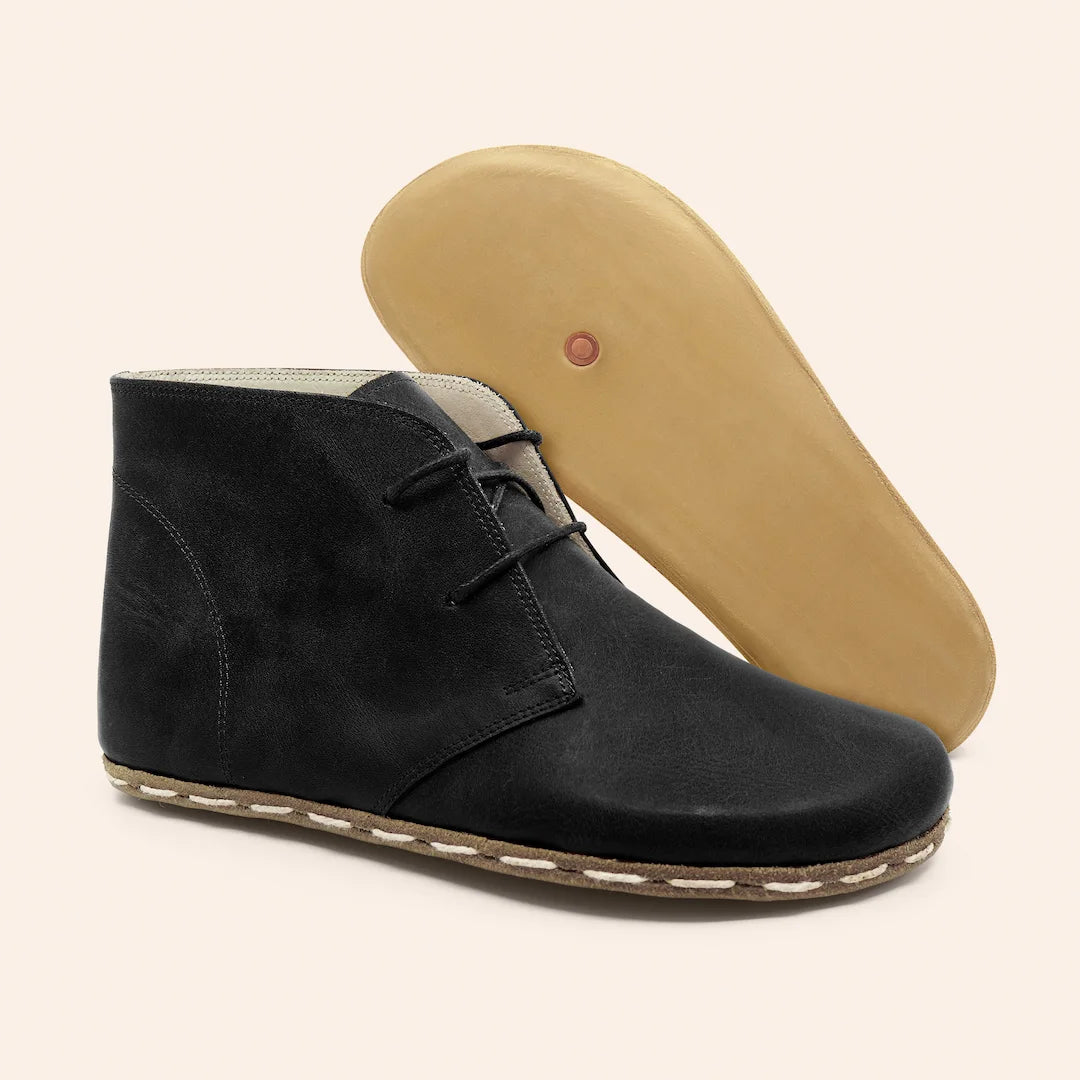 Grounding & Earthing Barefoot Chukka Boots for Women