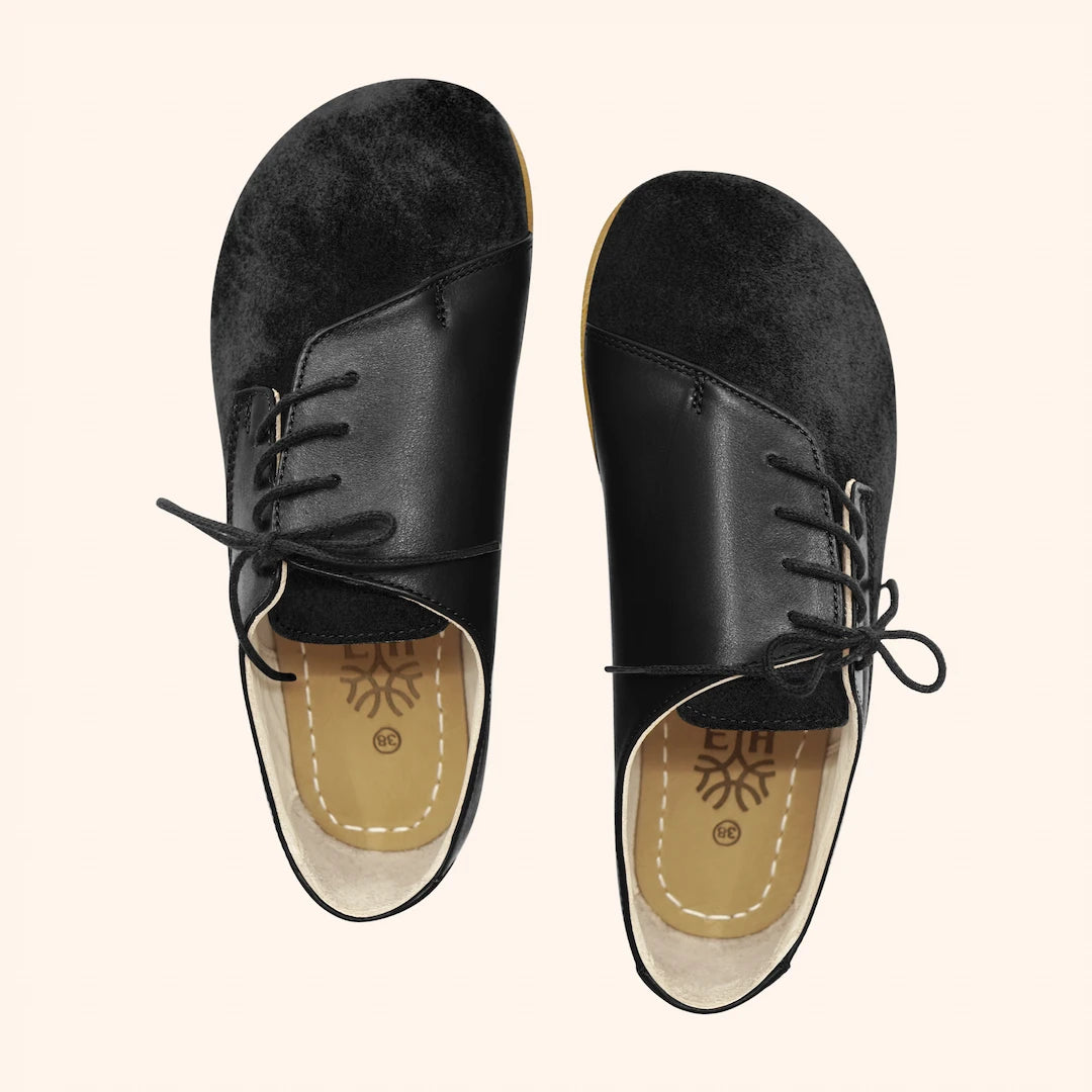 Grounding & Earthing Barefoot Diagonal Lace-Up Shoes for Women