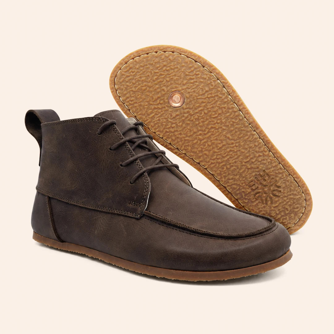Grounding & Earthing Barefoot Moc-Toe Boots for Women