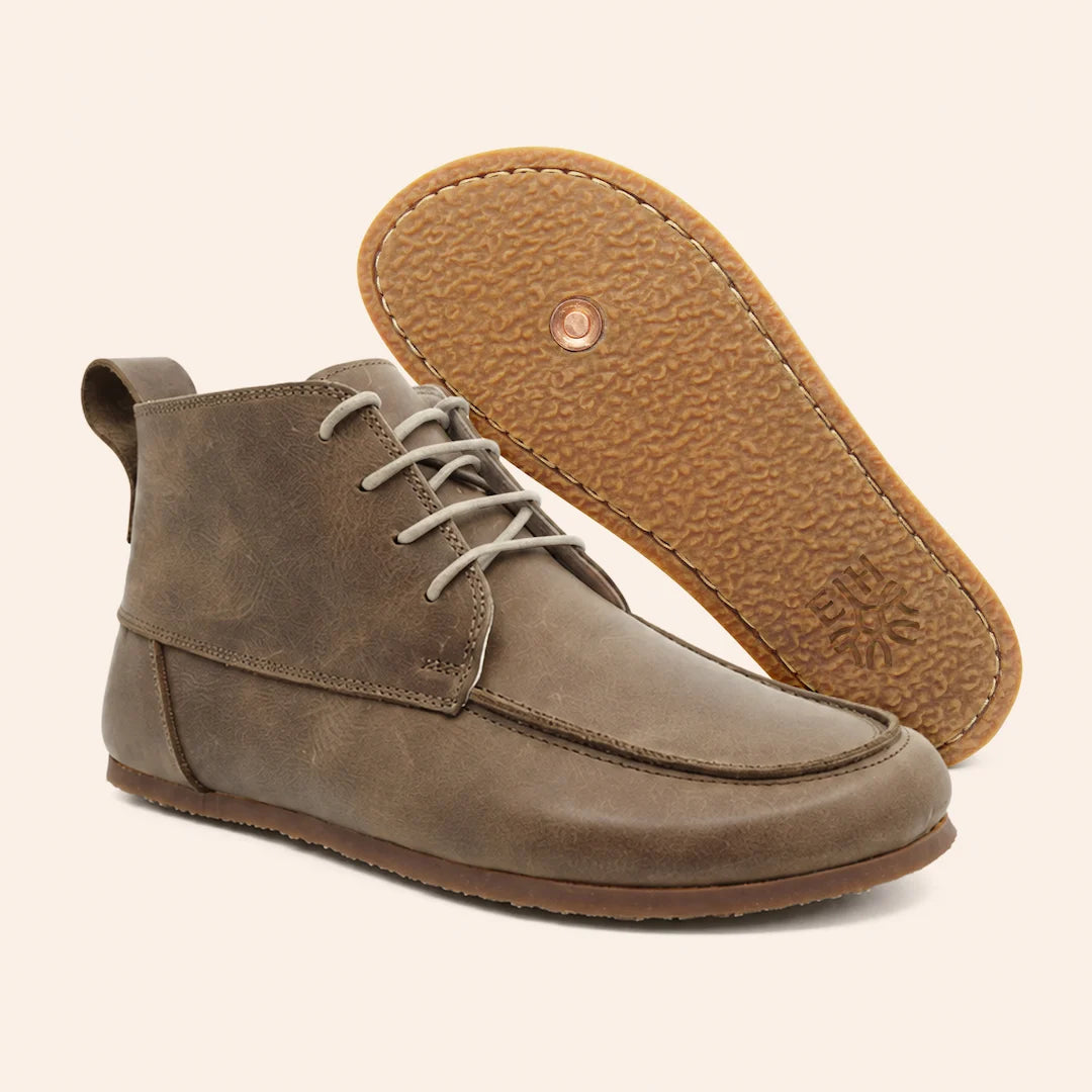 Grounding & Earthing Barefoot Moc-Toe Boots for Women