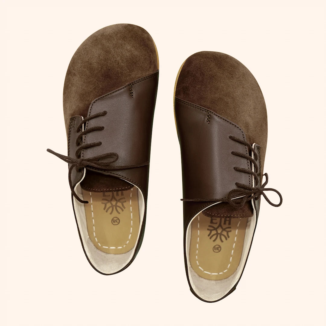 Grounding & Earthing Barefoot Diagonal Lace-Up Shoes for Women