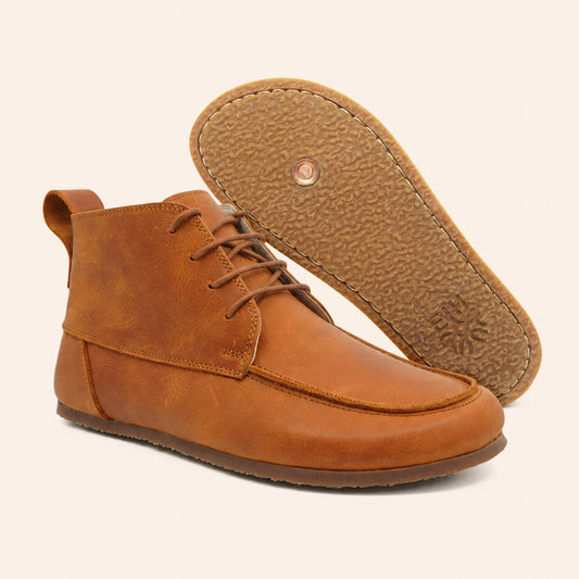 Grounding & Earthing Barefoot Moc-Toe Boots for Women