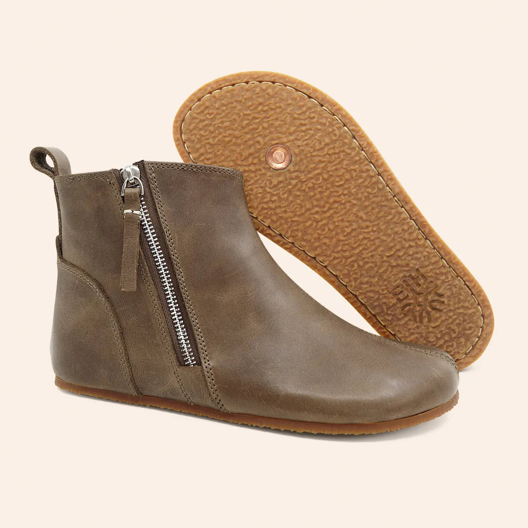 Grounding & Earthing Barefoot Zipper Boots for Women