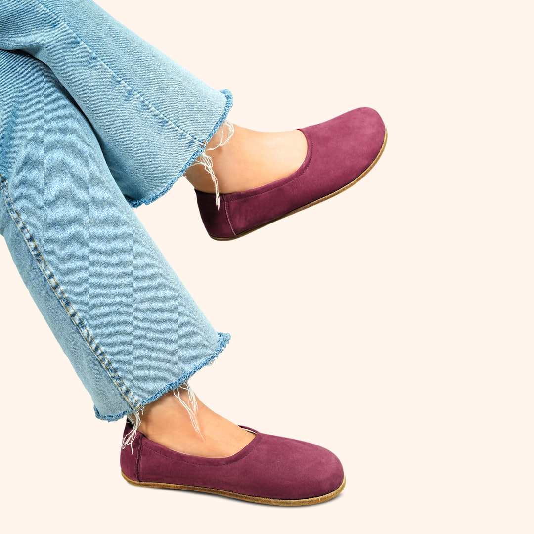 Grounding & Earthing Barefoot Ballet Flats for Women