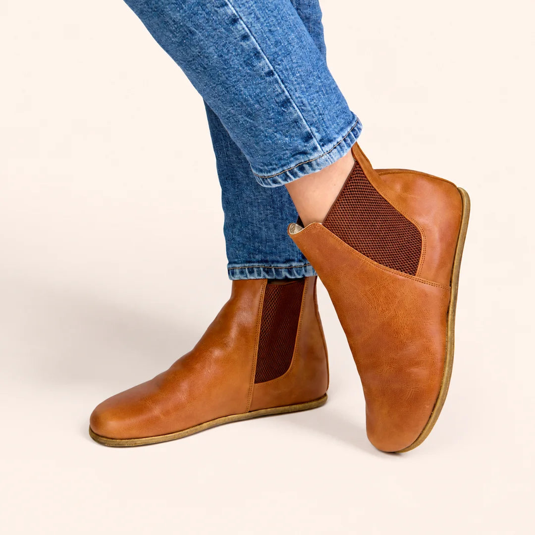 Grounding & Earthing Barefoot Chelsea Boots for Women