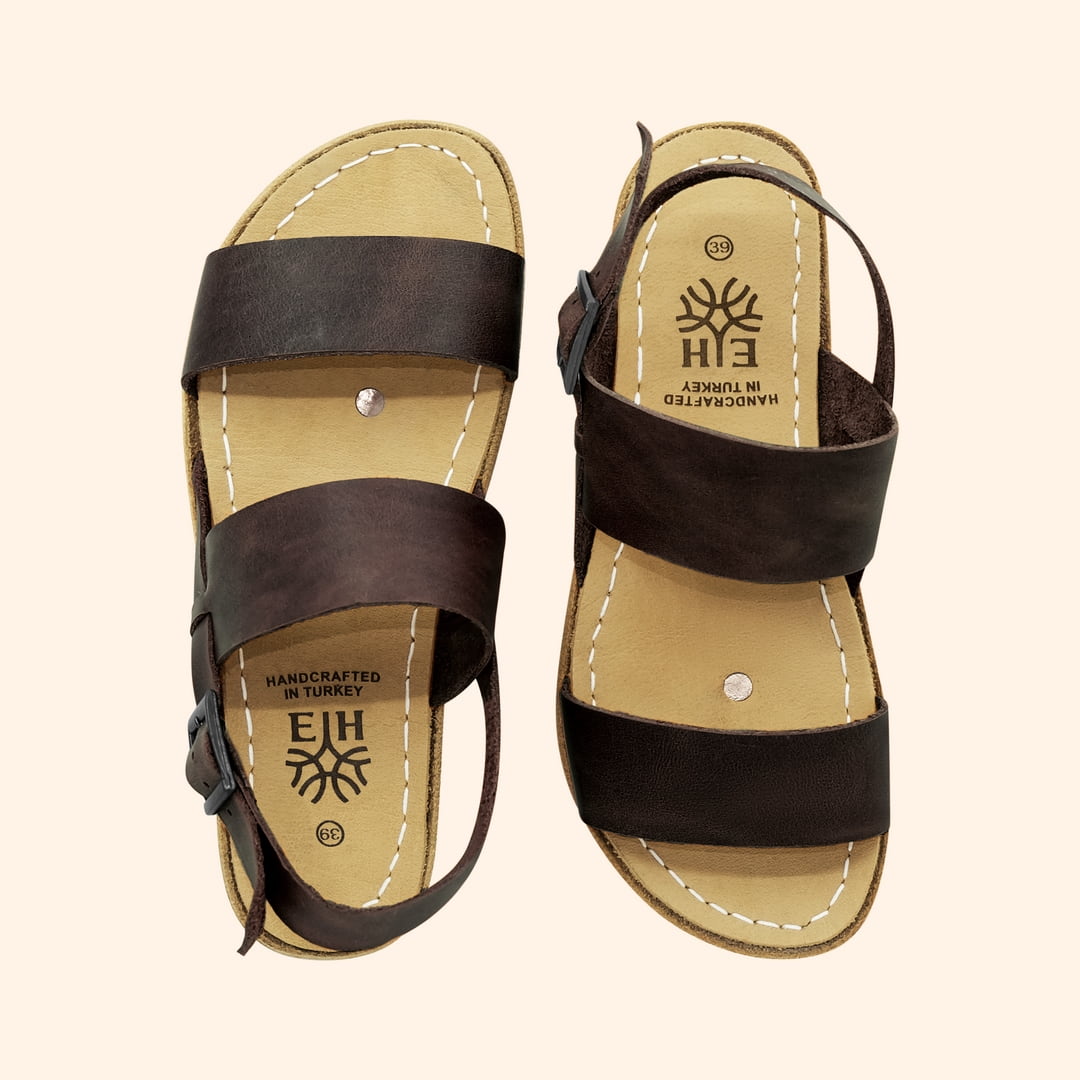 Grounding & Earthing Barefoot Double Strap Sandals for Men