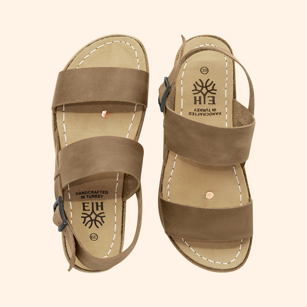 Grounding & Earthing Barefoot Double Strap Sandals for Men