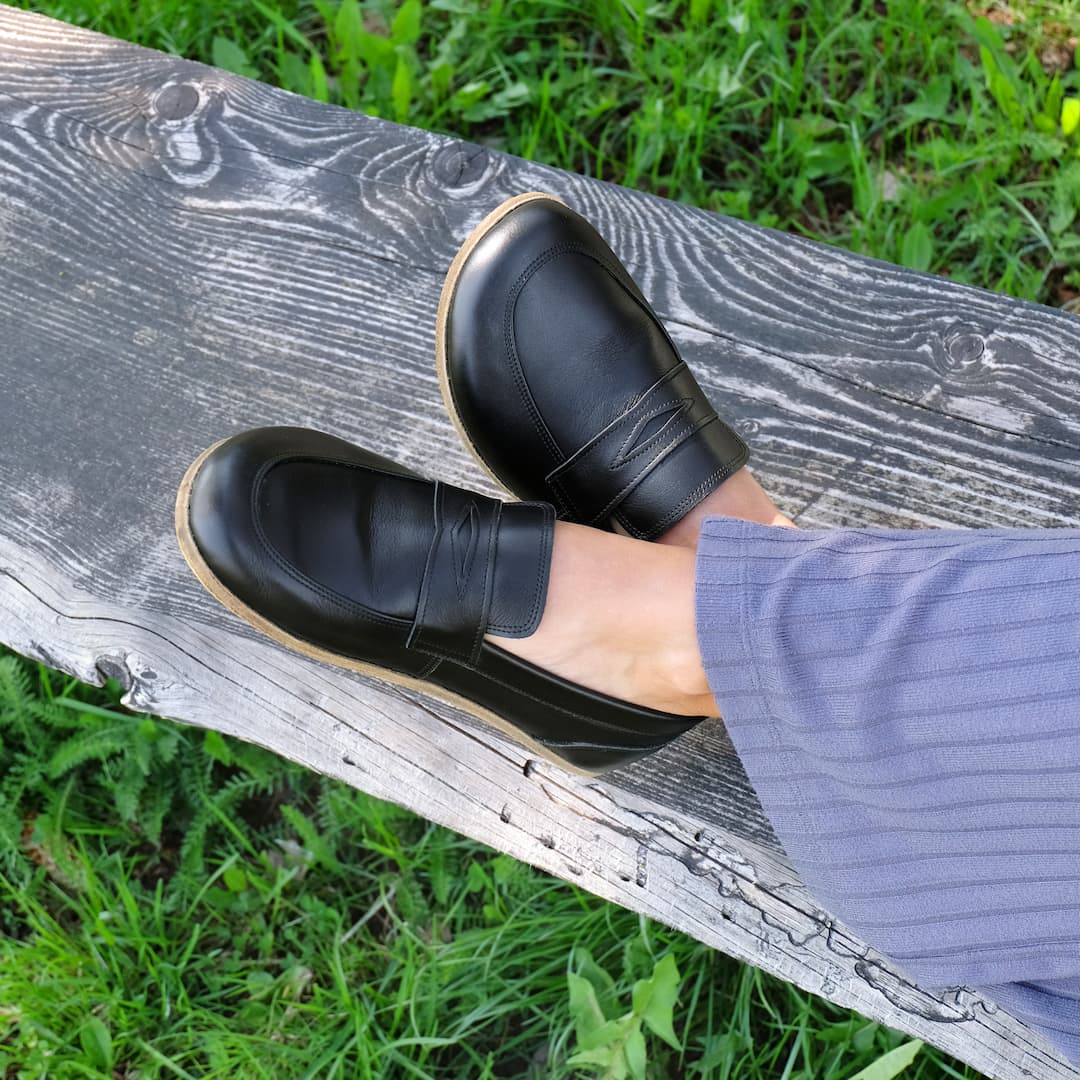 Grounding & Earthing Barefoot Penny Loafers for Women