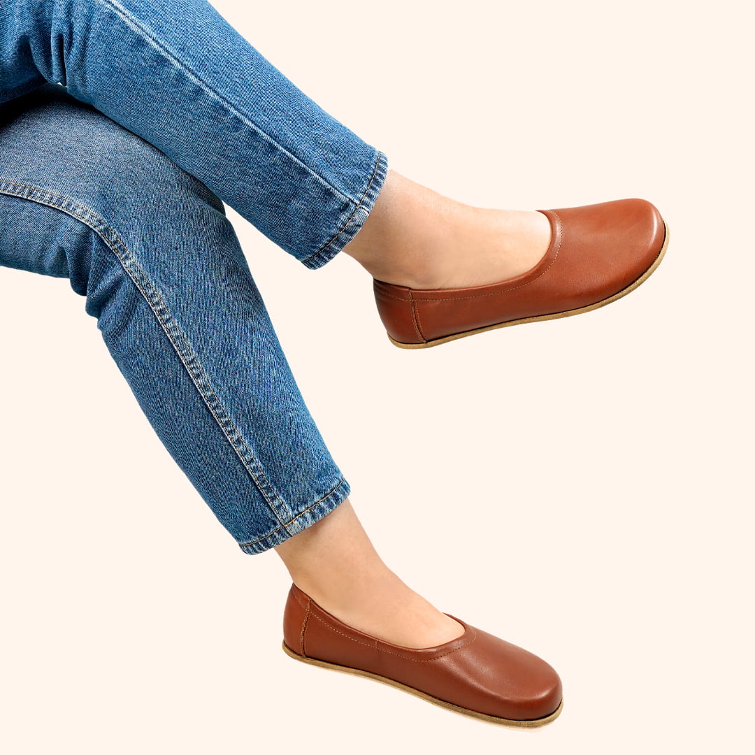 Grounding & Earthing Barefoot Ballet Flats for Women