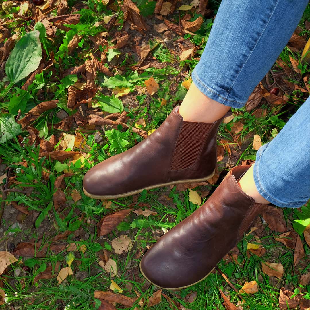 Grounding & Earthing Barefoot Chelsea Boots for Women