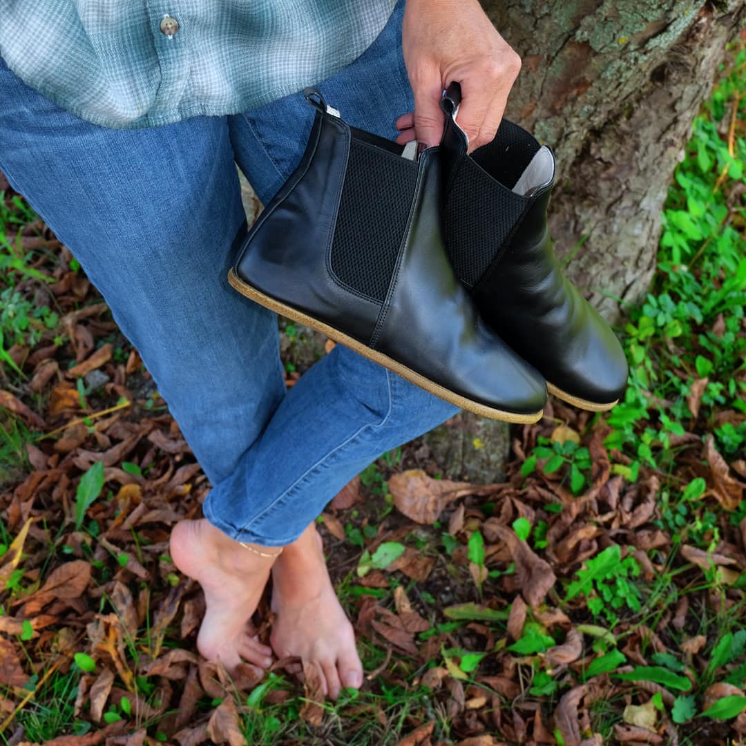 Grounding & Earthing Barefoot Chelsea Boots for Women