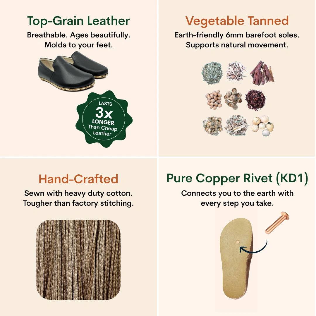 Grounding & Earthing Barefoot Slip-On Shoes for Women