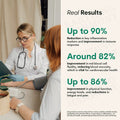 Infographic summarizing research on grounding health benefits, including studies on inflammation reduction, cardiovascular health improvement, and physical function enhancement in therapists, as reported in publicly available studies
