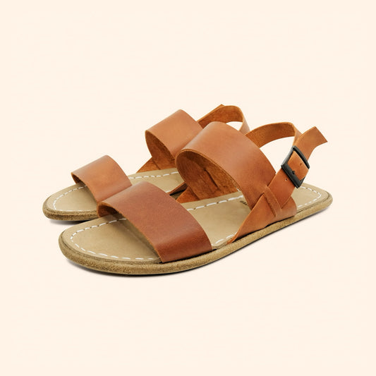 Grounding & Earthing Barefoot Double Strap Sandals for Women