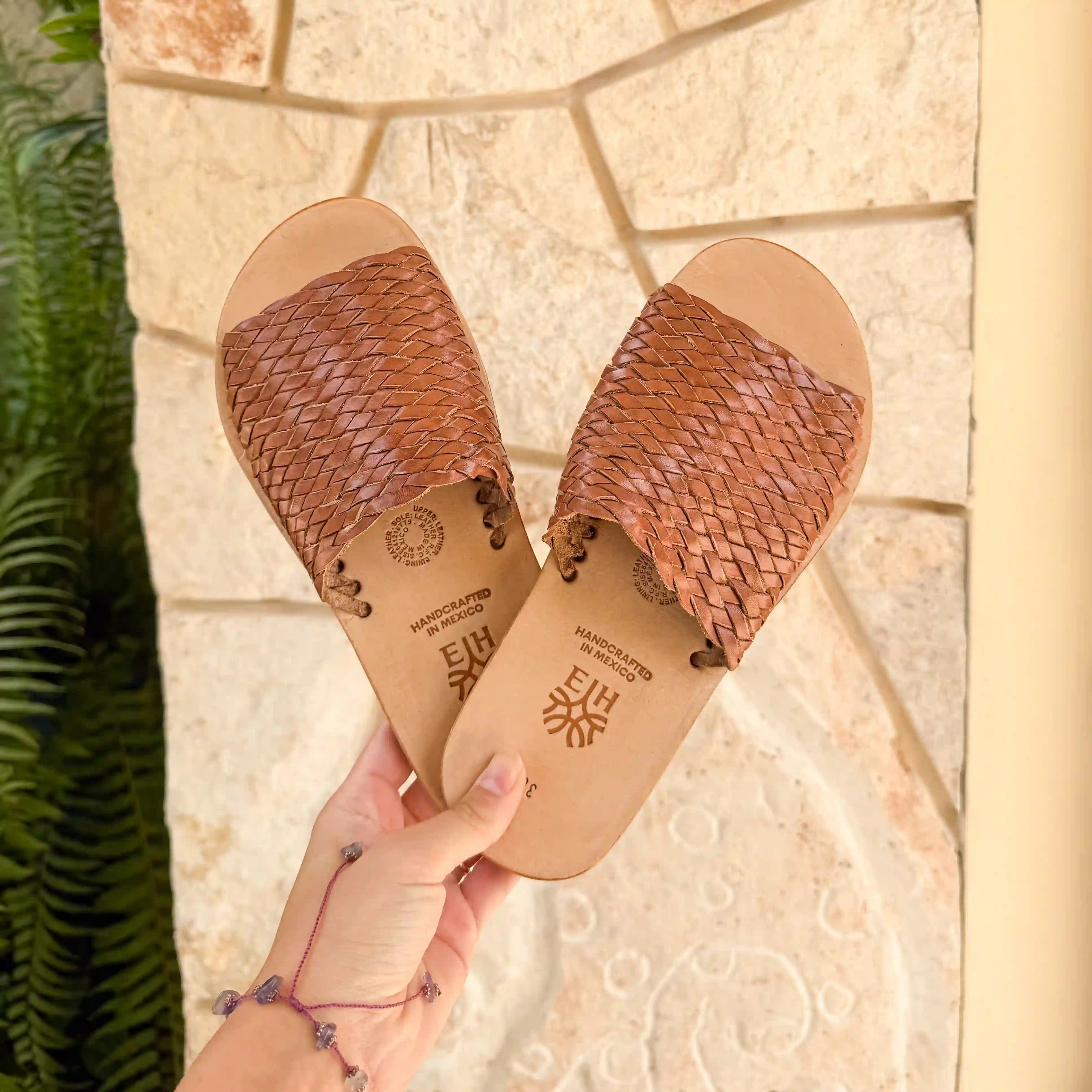 Grounding & Earthing Barefoot Woven Slide-In Sandals for Women
