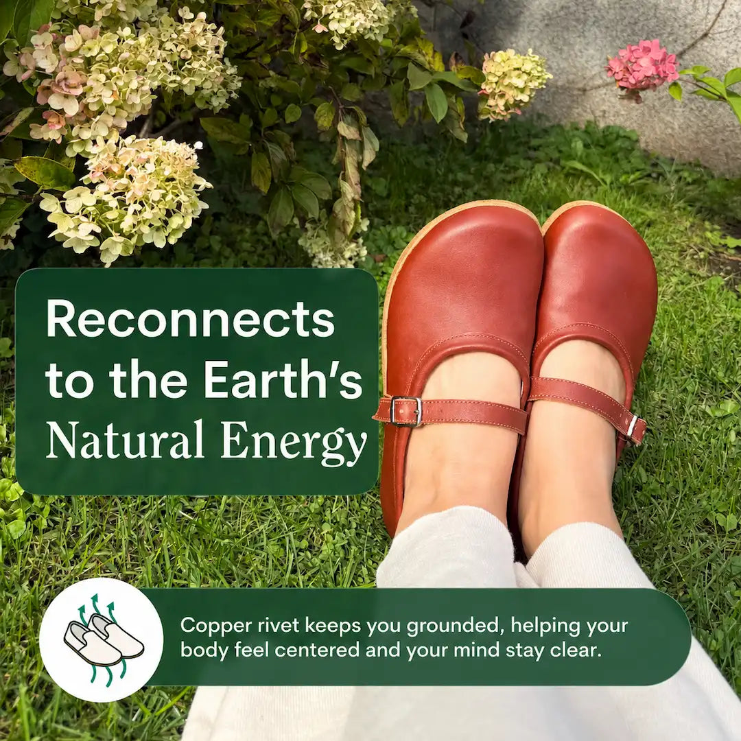 Grounding & Earthing Barefoot Mary Jane for Women