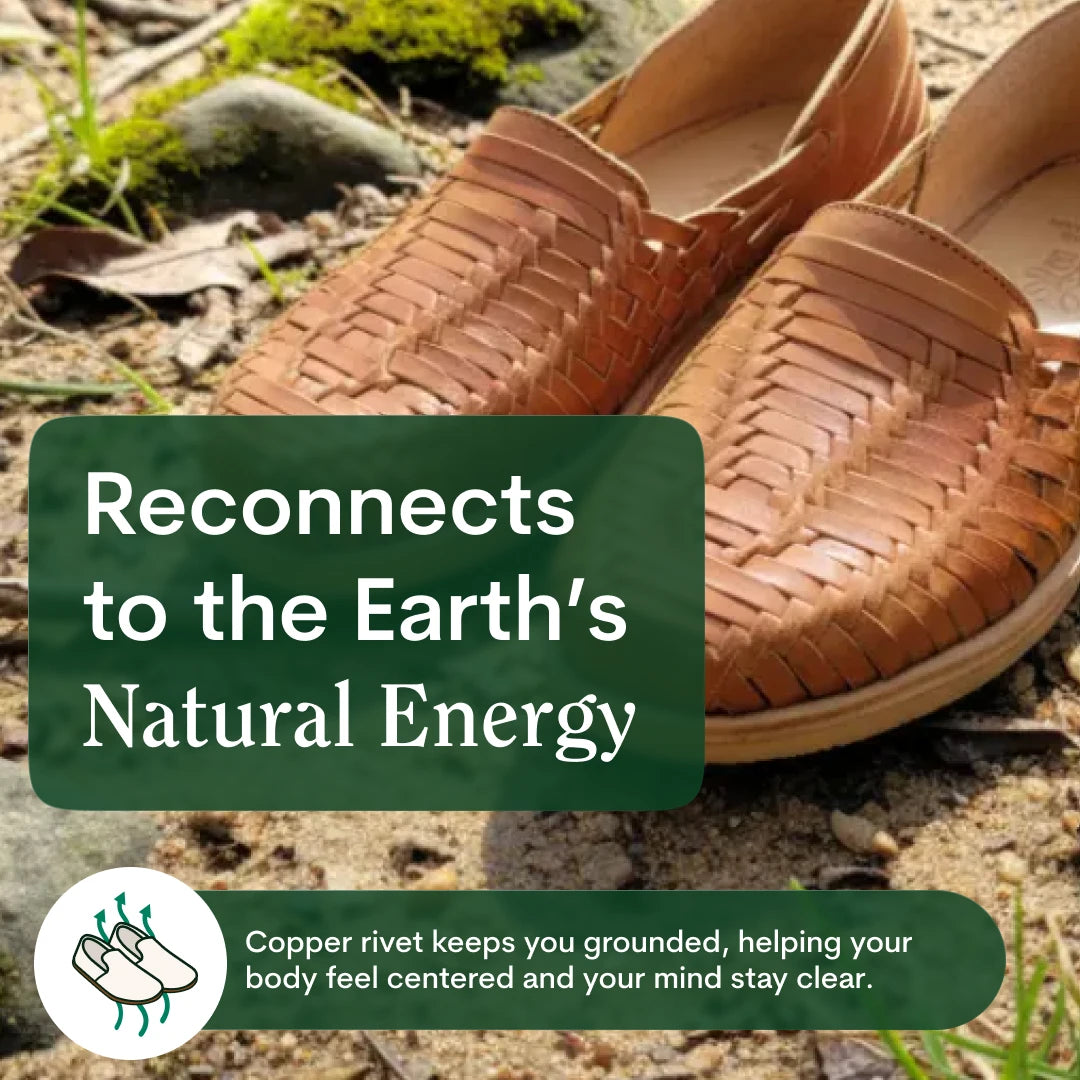 Grounding & Earthing Barefoot Huarache Slip-Ons for Women