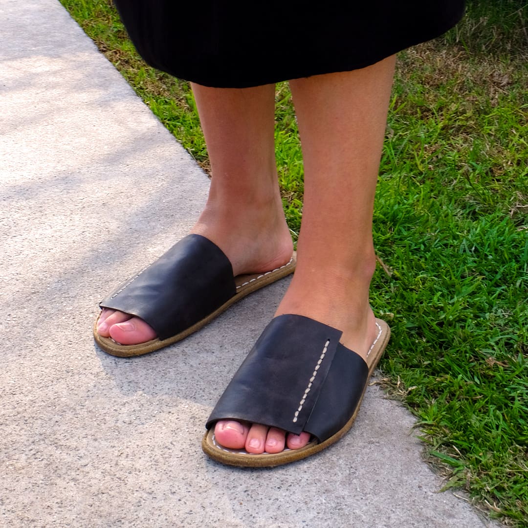 Grounding & Earthing Barefoot Slide-In Sandals for Women