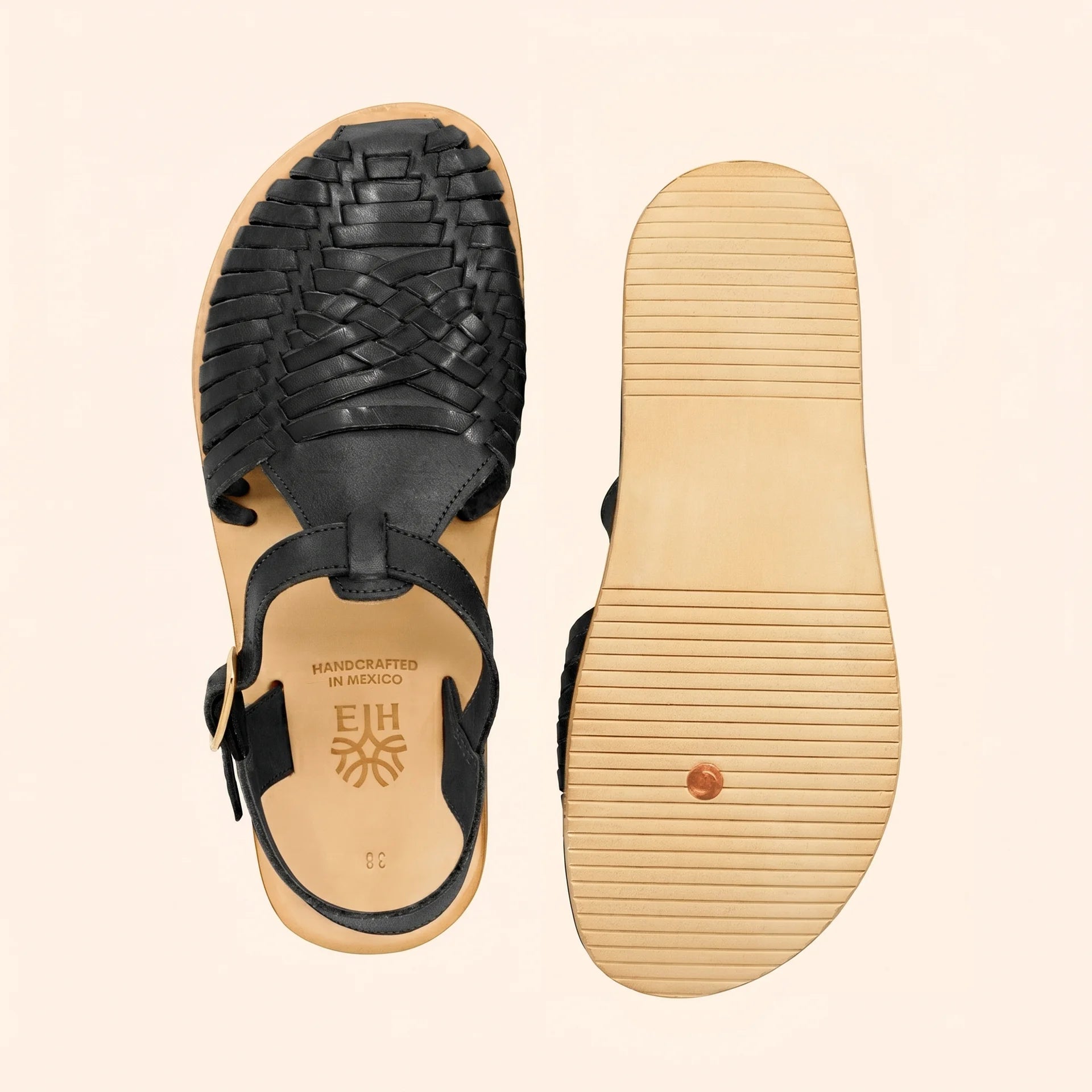 Grounding & Earthing Barefoot Closed-Toe Huarache Sandals for Women