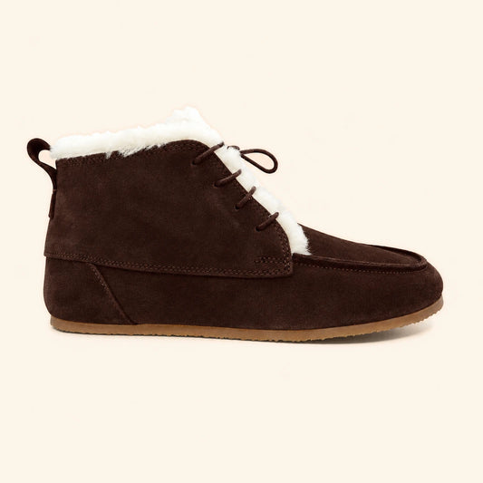 Grounding & Earthing Barefoot Shearling Moc-Toe Boots for Men