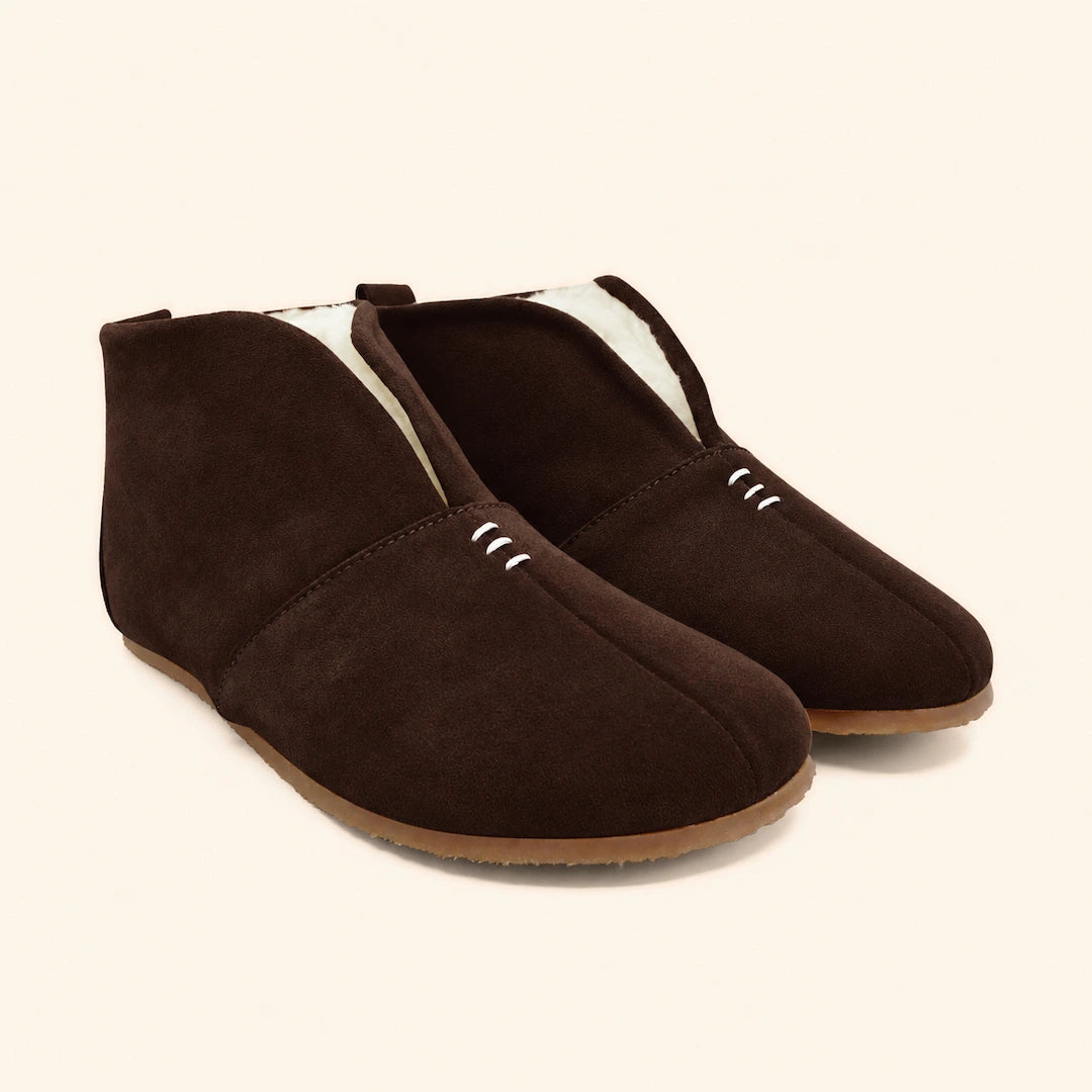 Grounding & Earthing Barefoot Shearling Slip-On Boots for Women