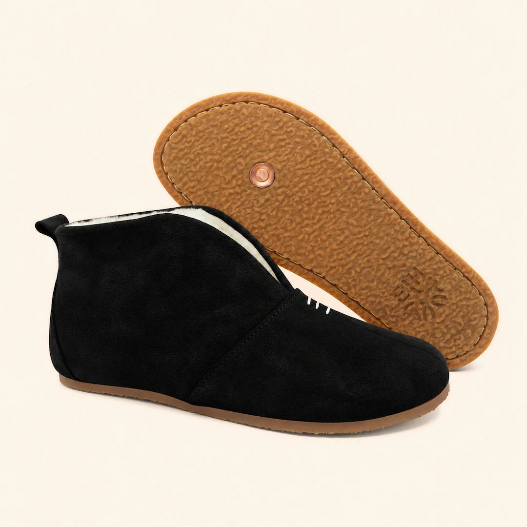 Grounding & Earthing Barefoot Shearling Slip-On Boots for Women